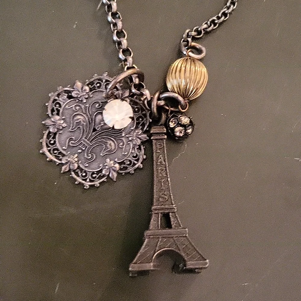 Sheer Addiction Eiffel Tower Necklace